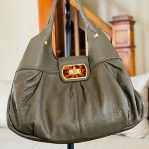 BRAHMIN...pebbled leather.. hobo style